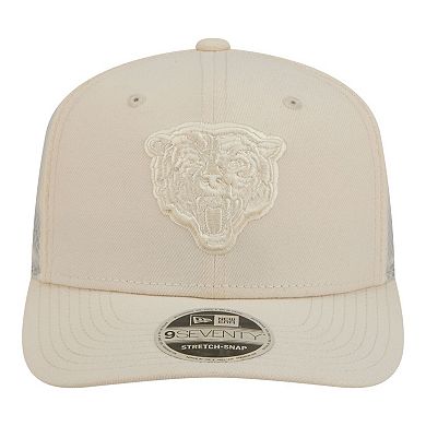 Men's New Era Cream Chicago Bears Color Pack 9SEVENTY Adjustable Hat