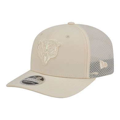 Men's New Era Cream Chicago Bears Color Pack 9SEVENTY Adjustable Hat