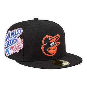 Men's New Era Black Baltimore Orioles Hidden Hit 59FIFTY Fitted Hat