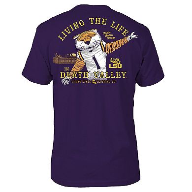 Men's Purple LSU Tigers Rally Mascot T-Shirt