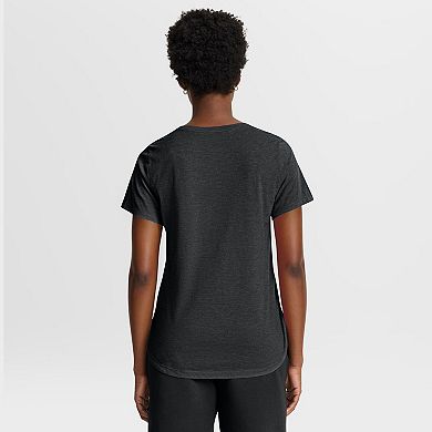 Women's Nike Heather Black San Francisco Giants Arched Tri-Blend T-Shirt