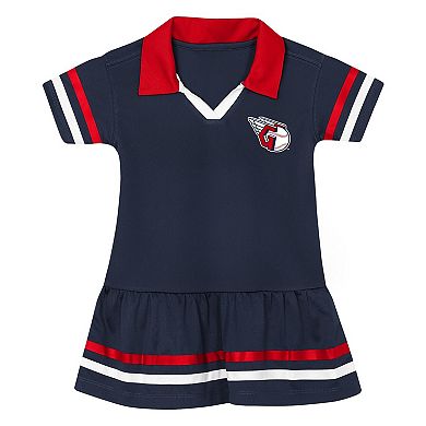 Toddler Outerstuff Navy Cleveland Guardians Star Player Dress