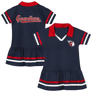 Toddler Outerstuff Navy Cleveland Guardians Star Player Dress