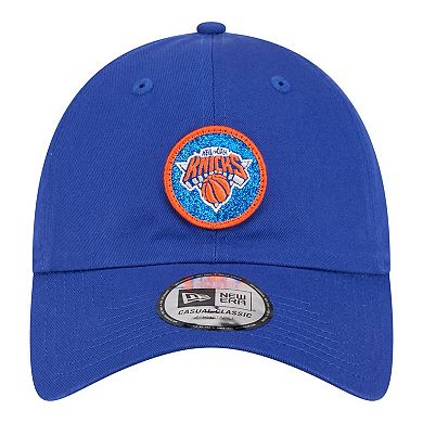 Women's New Era Blue New York Knicks Sparkle Casual Classic Adjustable Hat