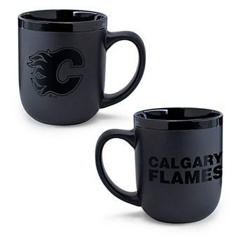 WinCraft Calgary Flames 17oz. Black Tonal Ceramic Mug