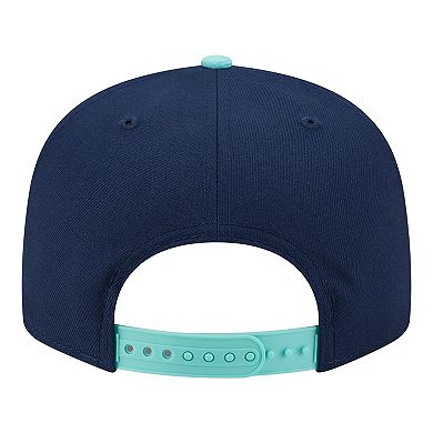 Men's New Era Navy/Turquoise New York Mets Two-Tone Color Pack 9FIFTY Snapback Hat