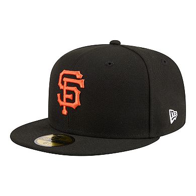 Men's New Era Black San Francisco Giants Hidden Hit 59FIFTY Fitted Hat