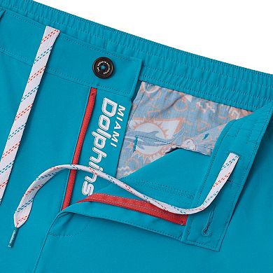 Men's Chubbies Aqua Miami Dolphins Everywear Shorts