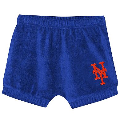 Girls Preschool Outerstuff Deep Royal New York Mets Fashion Top & Shorts Set