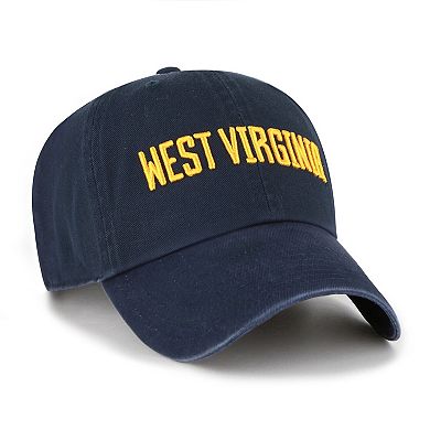Men's '47 Navy West Virginia Mountaineers Clean Up Adjustable Hat