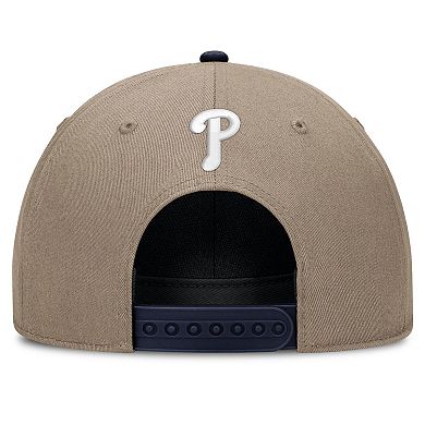 Men's Nike Khaki Philadelphia Phillies Father's Day Rope Rise Adjustable Hat