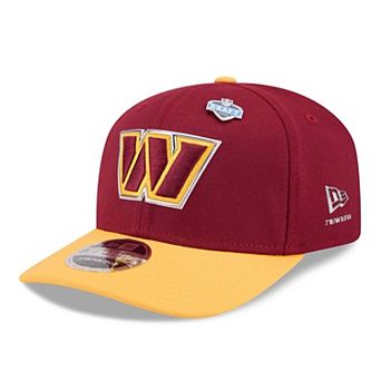 Men's New Era Burgundy/Gold Washington Commanders 2026 NFL Draft 9SEVENTY Adjustable Hat