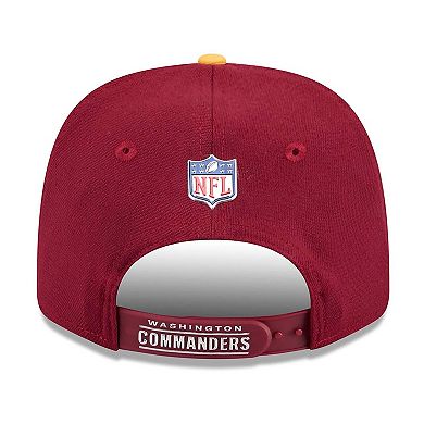Men's New Era Burgundy/Gold Washington Commanders 2026 NFL Draft 9SEVENTY Adjustable Hat