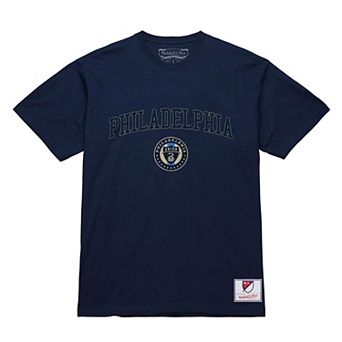 Men's Mitchell & Ness Navy Philadelphia Union City Pride T-Shirt