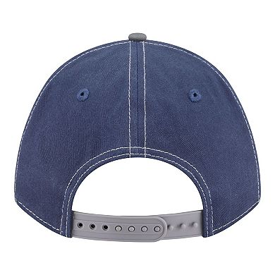 Men's New Era Navy/Gray New York Yankees Felt M-Crown 9FORTY Adjustable Hat
