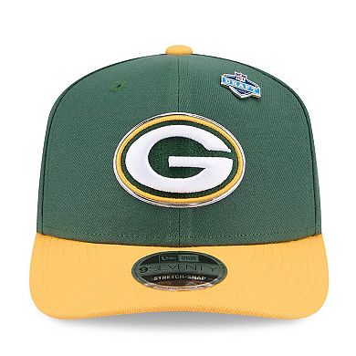 Men's New Era Green/Gold Green Bay Packers 2026 NFL Draft 9SEVENTY Adjustable Hat