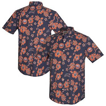 Men's Reyn Spooner Navy Houston Astros Cooperstown Kekai Performance Button-Down Top