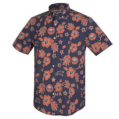 Men's Reyn Spooner Navy Houston Astros Cooperstown Kekai Performance Button-Down Top