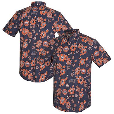 Men's Reyn Spooner Navy Houston Astros Cooperstown Kekai Performance Button-Down Top