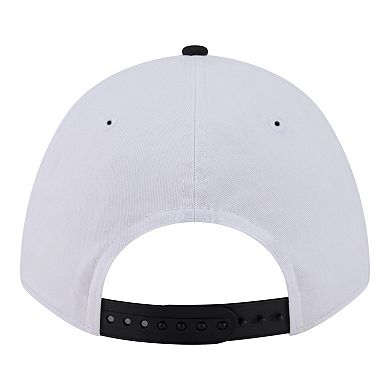 Men's New Era White Philadelphia Eagles Team Loyal A-Frame 9FORTY Adjustable Hat