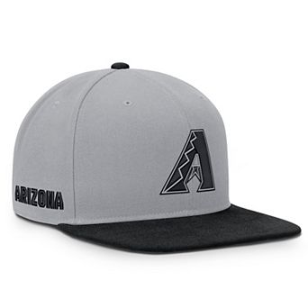 Men's Nike Gray/Black Arizona Diamondbacks Primetime Pro Dri-FIT Snapback Hat