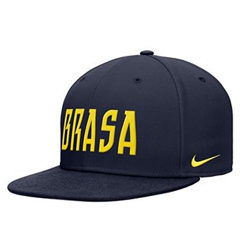 Men's Nike Navy Brazil National Team 2025 Pro Snapback Hat