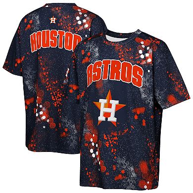 Youth Outerstuff Navy Houston Astros Y2 Tech Stadium Lights T-Shirt
