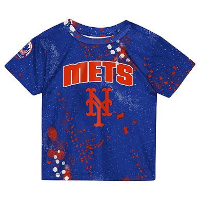 Toddler Outerstuff Royal New York Mets Pinch Hitter T-Shirt & Shorts Set
