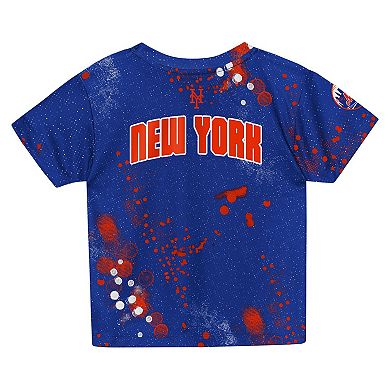 Toddler Outerstuff Royal New York Mets Pinch Hitter T-Shirt & Shorts Set
