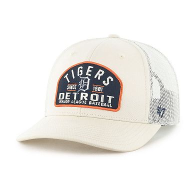 Men's '47 Cream Detroit Tigers Leland Adjustable Trucker Hat