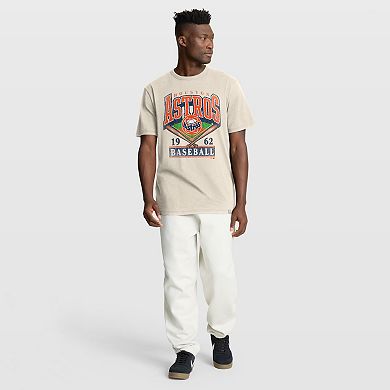 Men's Fanatics Tan Houston Astros Stadium Slub T-Shirt