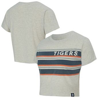 Women's Concepts Sport Cream Detroit Tigers Birch Cropped T-Shirt