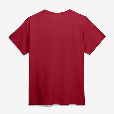 Men's Logo Athletic Red Arizona Diamondbacks Wordmark T-Shirt