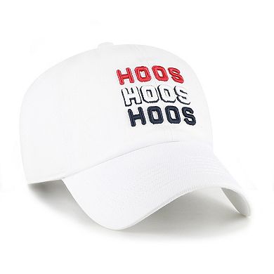 Men's '47 White Virginia Cavaliers Clean Up Adjustable Hat