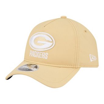Men's New Era Tan Green Bay Packers Apex 9FORTY Adjustable Hat