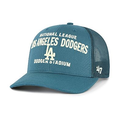 Men's '47 Teal Los Angeles Dodgers Contemporary Hitch Adjustable Trucker Hat