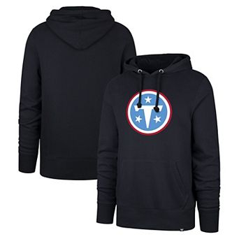 Men's '47 Navy Tennessee Titans Imprint Headline Hoodie