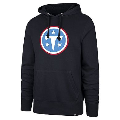 Men's '47 Navy Tennessee Titans Imprint Headline Hoodie