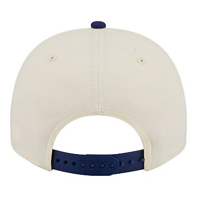 Men's New Era Cream Texas Rangers Throwback Tri-Hit A-Frame 9FIFTY Adjustable Hat
