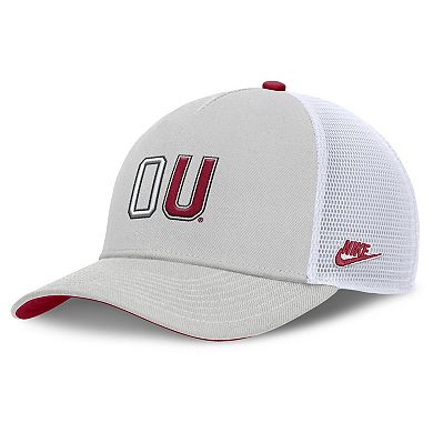 Unisex Nike Gray Oklahoma Sooners 2026 Basketball Refresh 5-Panel Rise Trucker Hat