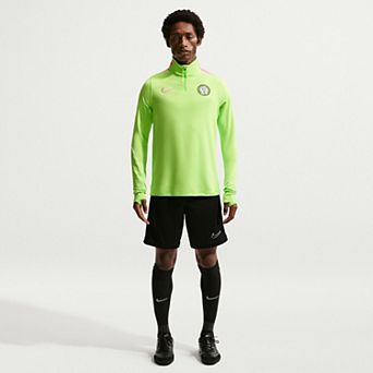 Men's Nike Green Nigeria National Team 2026 Strike Dri-FIT Quarter-Zip Drill Top