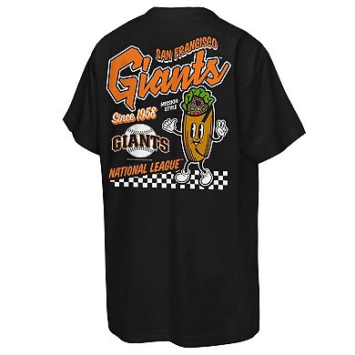 Youth Mitchell & Ness Black San Francisco Giants Cooperstown Concession T-Shirt