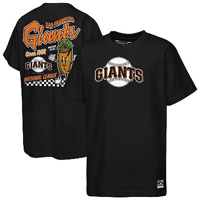 Youth Mitchell & Ness Black San Francisco Giants Cooperstown Concession T-Shirt