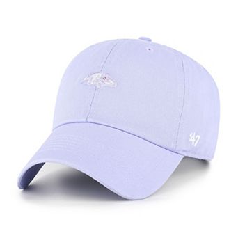 Women's '47 Purple Baltimore Ravens Base Runner Ballpark Clean Up Adjustable Hat