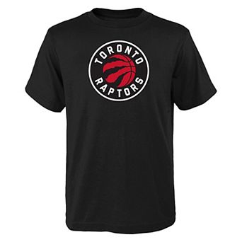 Youth Outerstuff Black Toronto Raptors Primary Logo T-Shirt