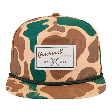 Men's New Era Camo Cincinnati Reds Duck 19TWENTY Adjustable Hat