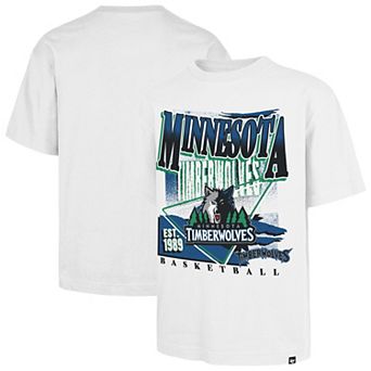 Men's '47 White Minnesota Timberwolves Regional Foundation T-Shirt