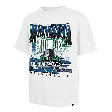 Men's '47 White Minnesota Timberwolves Regional Foundation T-Shirt