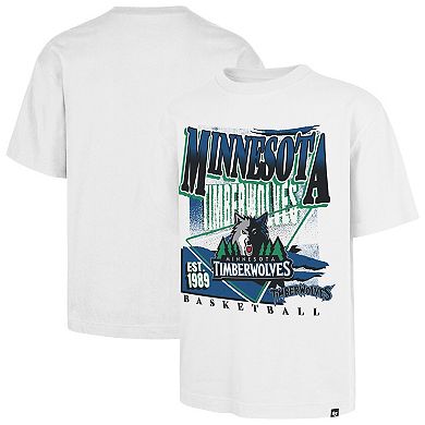 Men's '47 White Minnesota Timberwolves Regional Foundation T-Shirt