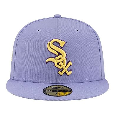 Men's New Era Light Purple Chicago White Sox Lavender Bloom 59FIFTY Fitted Hat